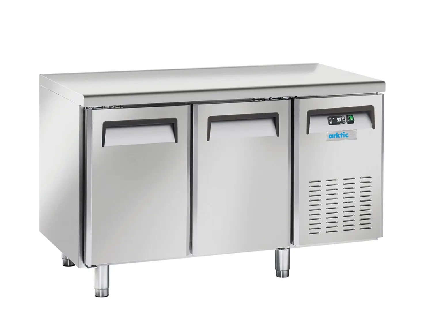 Masa frigorifică cu 2 uși, cu agregat lateral, 260 l, 4 rafturi | ARKTIC 236710