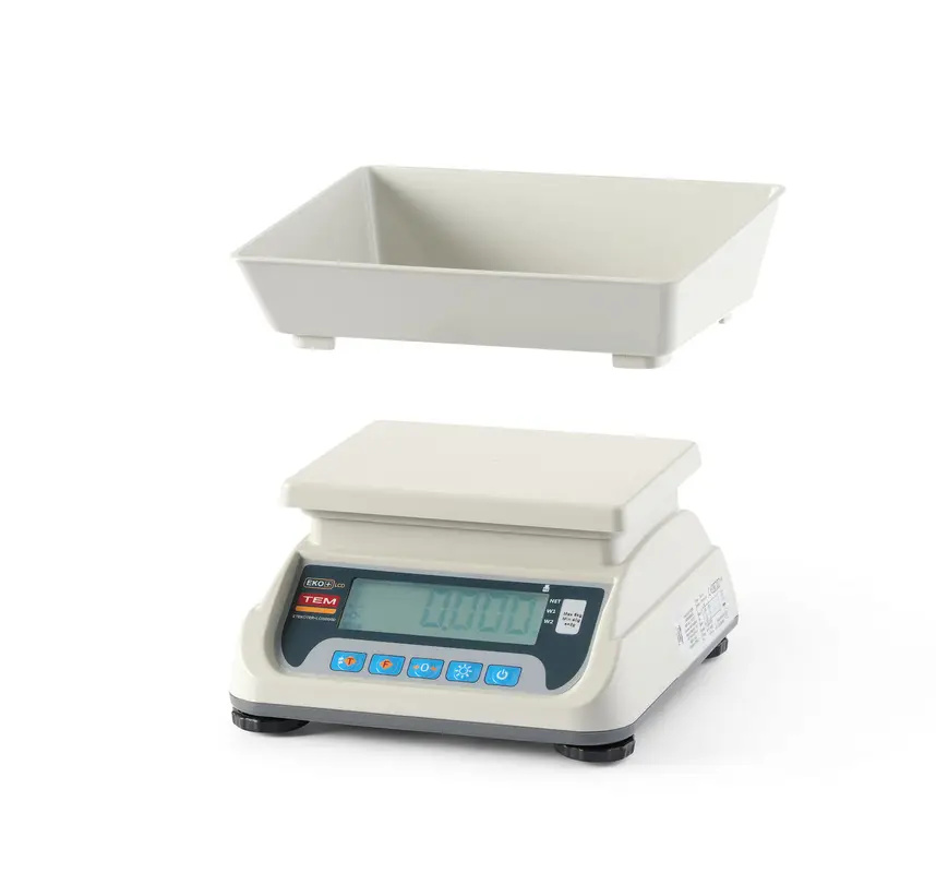 Cântar comercial LCD cu port RS232 și omologare, ECO+ | TEM TEKO+LCD06C-P1-B1