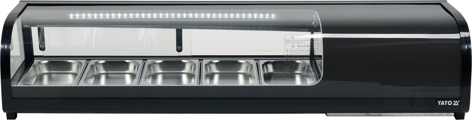 Tavă sushi refrigerată 5x1/3 GN | YATO YG-05001