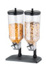 Dozator de cereale pentru mic dejun, dublu Duo FRESH & EASY, 2x4,5 l | APS 11841