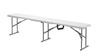 Bancă pliabilă pentru catering - 183x30x43 cm | HENDI 811191