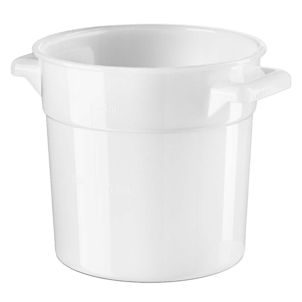 Recipient alimentar rotund fără capac, vol. 1 l | FORGAST FG02811