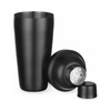 Shaker 3 piese Cobbler 0,8 l culoare negru | BarUp 596432