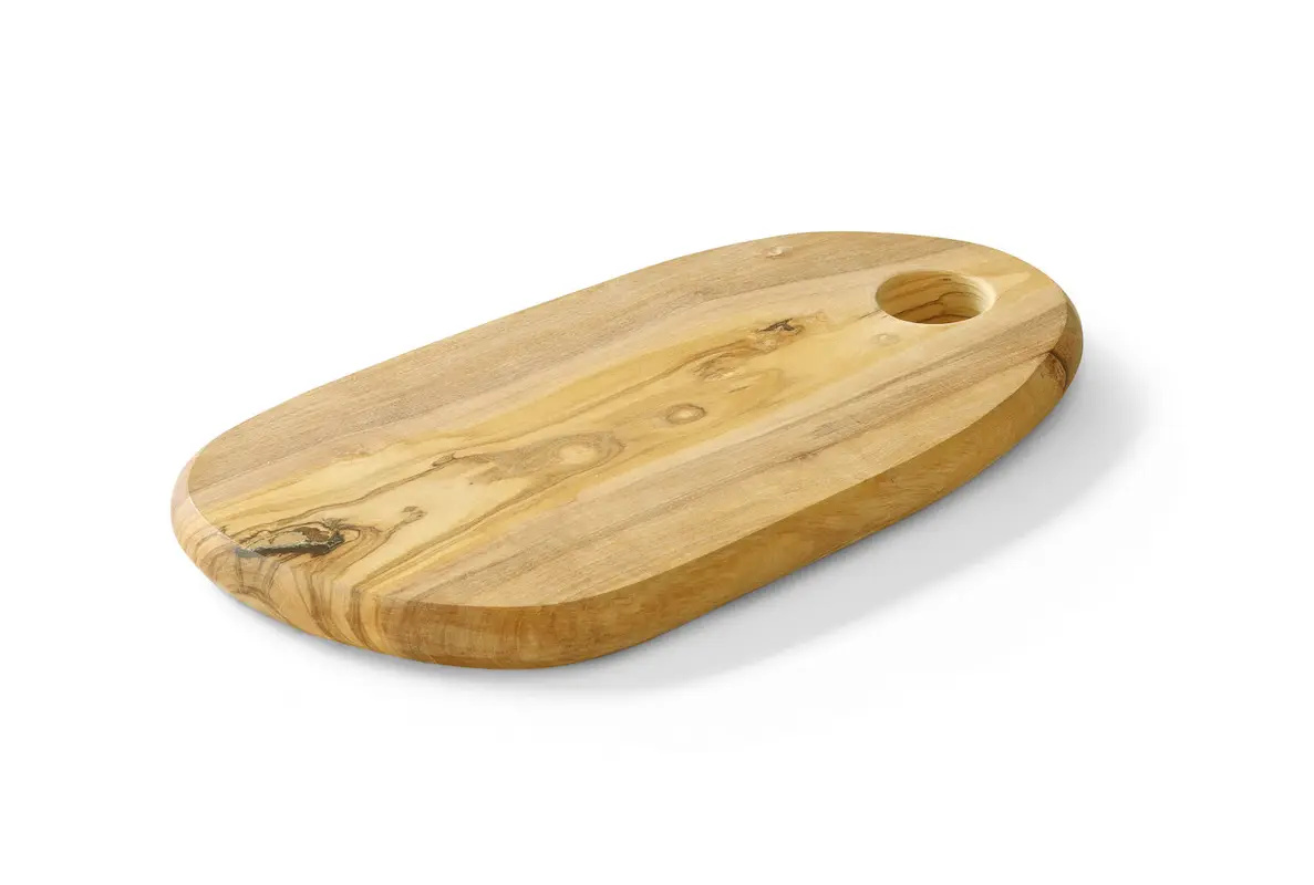 Masă de servit din lemn de măslin, 25x16,5 cm | HENDI 505229