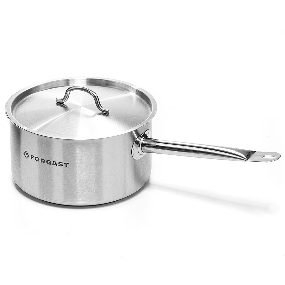 Cratiță din oțel inoxidabil cu capac, capacitate 4 l | FORGAST FG02104