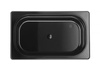 Container GN 1/4 adâncime 6,5 cm din policarbonat negru | HENDI 862636