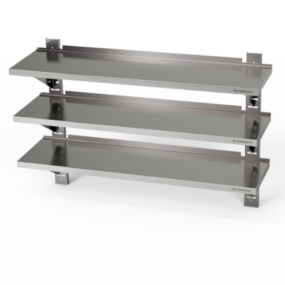 Raft de perete triplu reglabil 90x40x100 cm | FORGAST