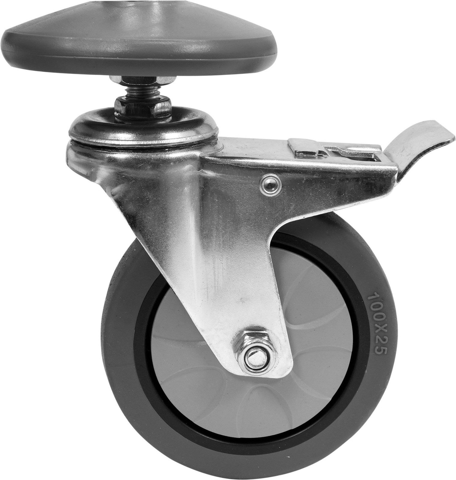 Cărucior de chelner pliabil din oțel inoxidabil cu 2 rafturi | YATO YG-09090