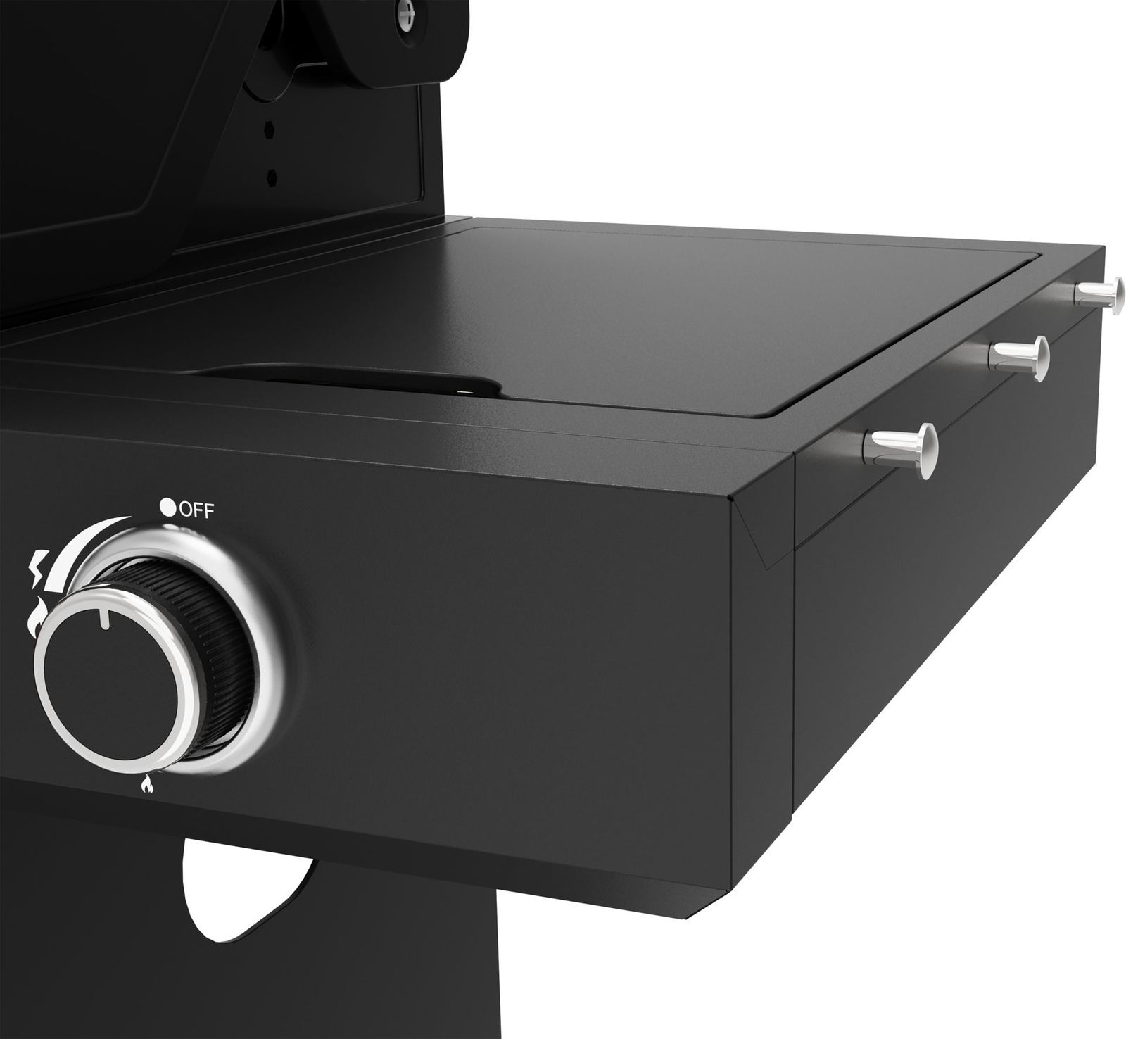 Grătar pe gaz 5+1 19kW negru | YATO YG-20031