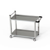 Cărucior cu 2 rafturi din oțel inoxidabil 100x50x85 cm | FORGAST
