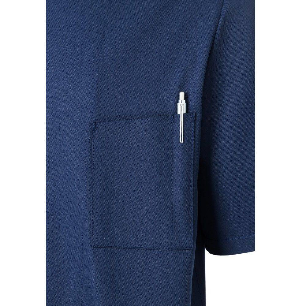 Bluză de bucătar pentru bărbați Gustav albastru marin | KARLOWSKY JM 15-10