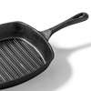 Tigaie grill pătrată din fontă 24x24 cm | FORGAST FG02305