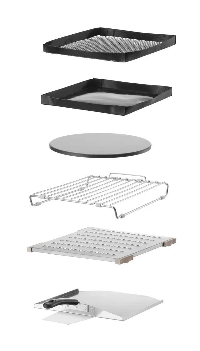 Cuptor convectie-microunde CombiTurbo, HENDI, 18 L, negru, 230V/3000 W, 40.2x73.5x(H)60.8 cm | HENDI 281277