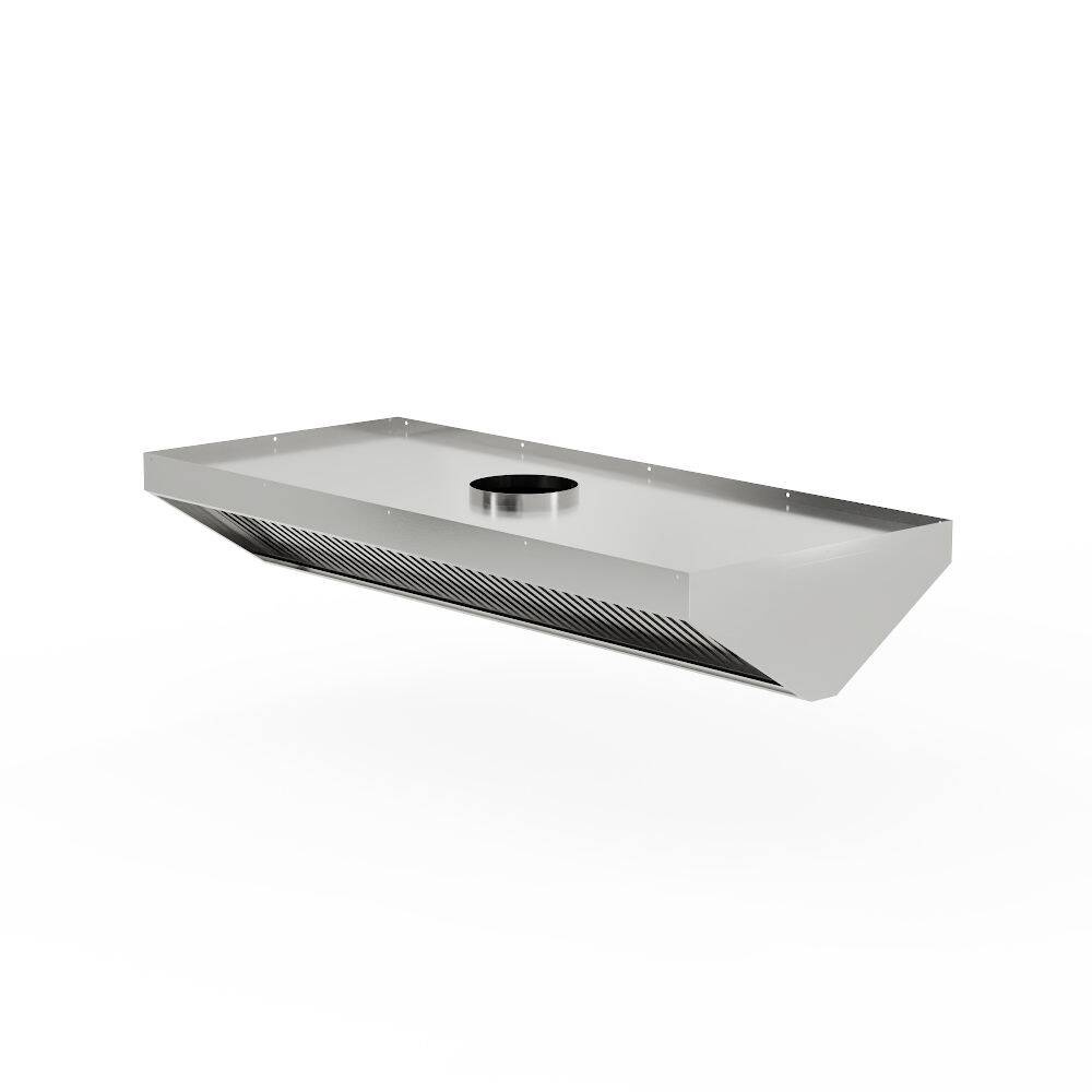 Hota centrală din oțel inoxidabil 400x190 cm | FORGAST