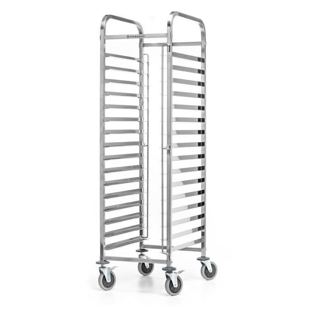 Cărucior pliabil din oțel inoxidabil pentru transportul foilor de 60x40 cm FORGAST FG01102