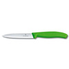 Cuțit pentru legume Swiss Classic verde, lungimea lamei 10 cm | VICTORINOX 6.7706.L114