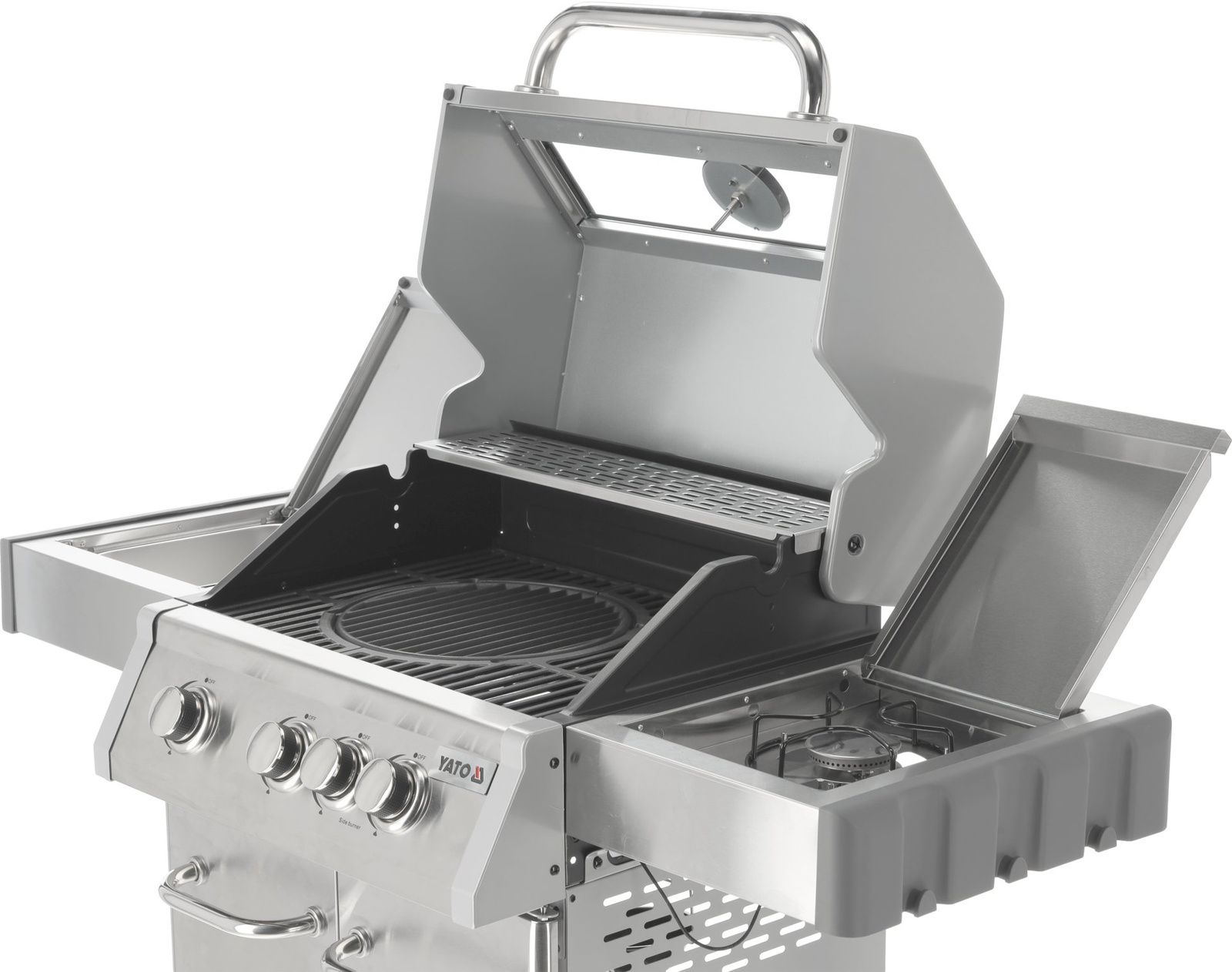 Grătar pe gaz 3+1 | YATO YG-20015