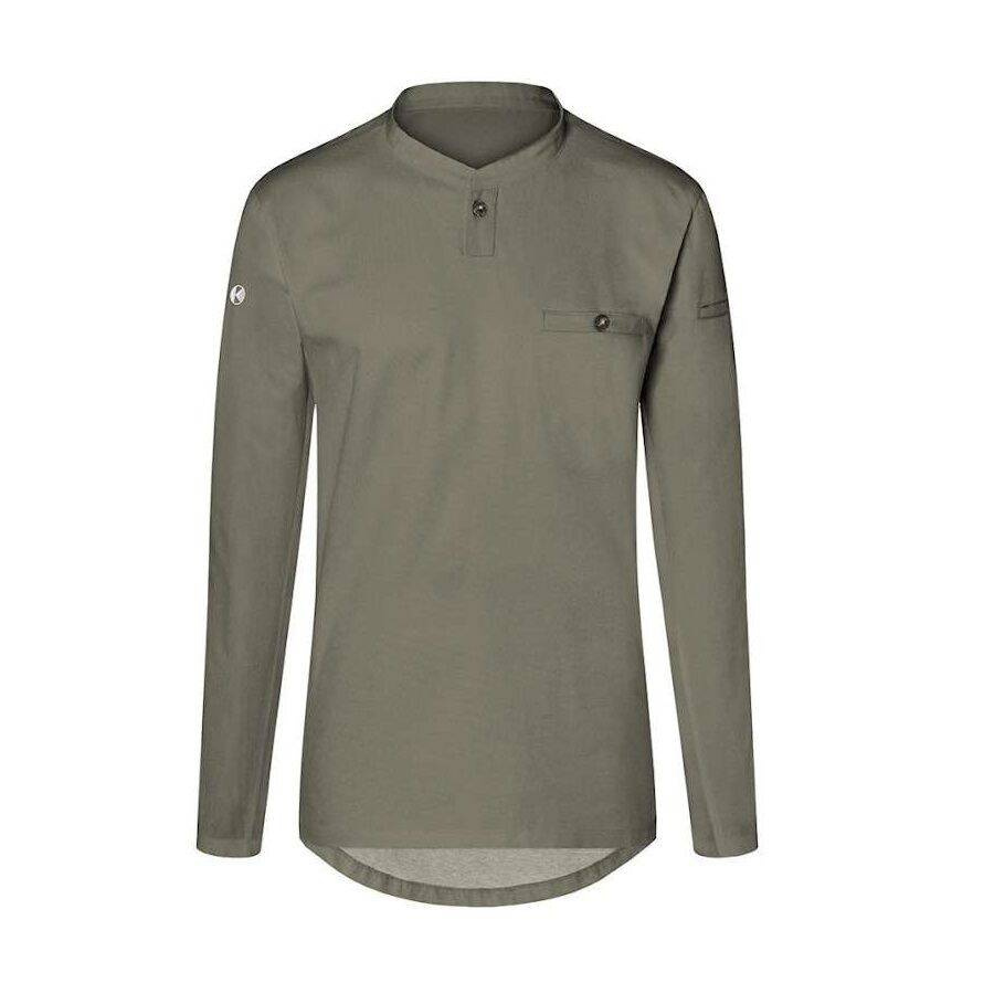 Cămașă cu mânecă lungă Chef's Performance Sage | KARLOWSKY TM 6-67