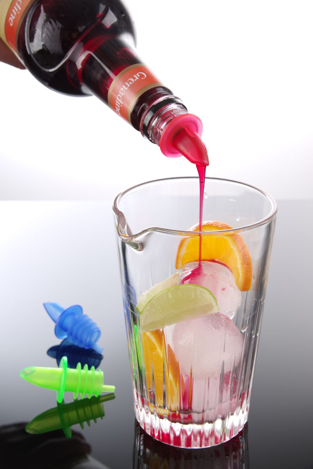 Set de 6 buc. dozatoare colorate pentru alcool | HENDI 599457