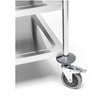 Căruț de ospătar pliabil din inox cu 5 rafturi | FORGAST FG01005