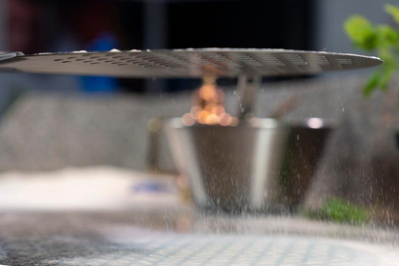 Lopată pentru pizza diam. 33 cm lung. totală 183 cm | GI.METAL E-32F