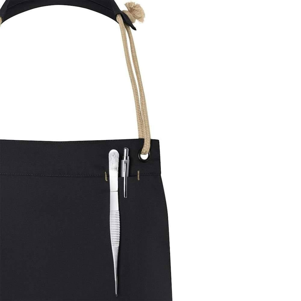 Șorț de bucătărie New-Nature negru | KARLOWSKY LS 40-1-Stck