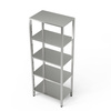 Raft inoxidabil cu 5 rafturi - 3 rafturi reglabile 70x50x180 cm | FORGAST