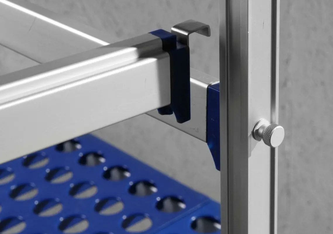 Cârlig pentru extinderea rafturilor de depozitare din aluminiu | HENDI 812280