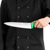 Cuțit de bucătărie HACCP verde lungime 24 cm | FORGAST FG01802