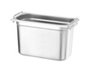 Recipient GN 1/3, adâncime 20 cm din oțel cu mânere | HENDI 817452