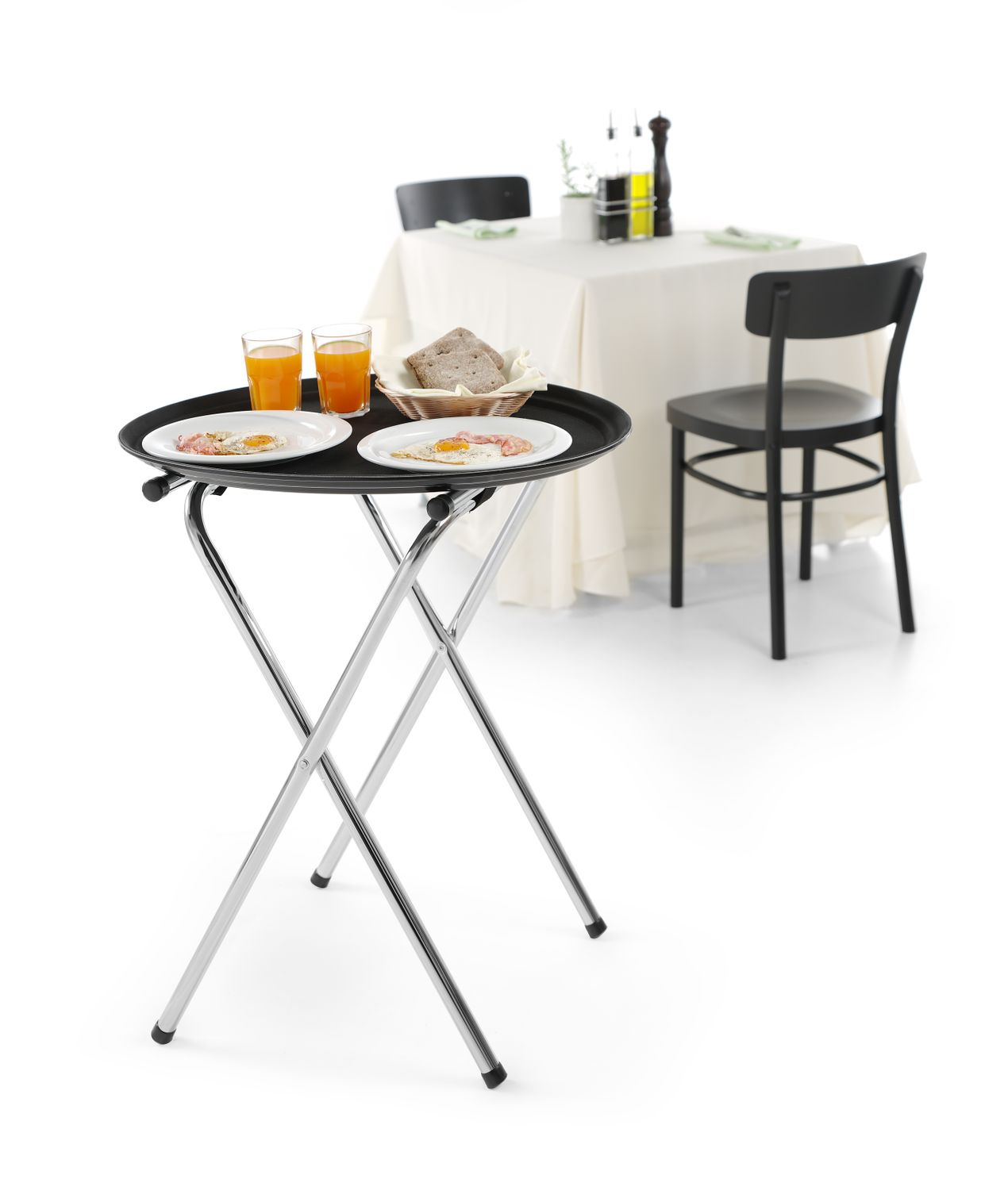 Tavă antiderapantă pentru servire ovală XL | HENDI 508831