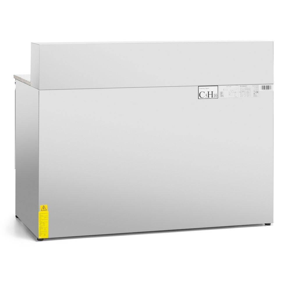 Cărucior frigorific cu 3 uși pentru pizza 400 l, cu extensie | FORGAST FG07203