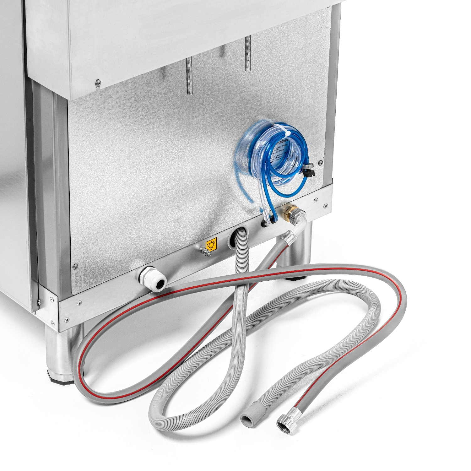 Mașină de spălat vase gastronomică tip glugă cu pompă de evacuare, control manual, dozator de detergent, 11,25 kW, 400 V | FORGAST FG00213