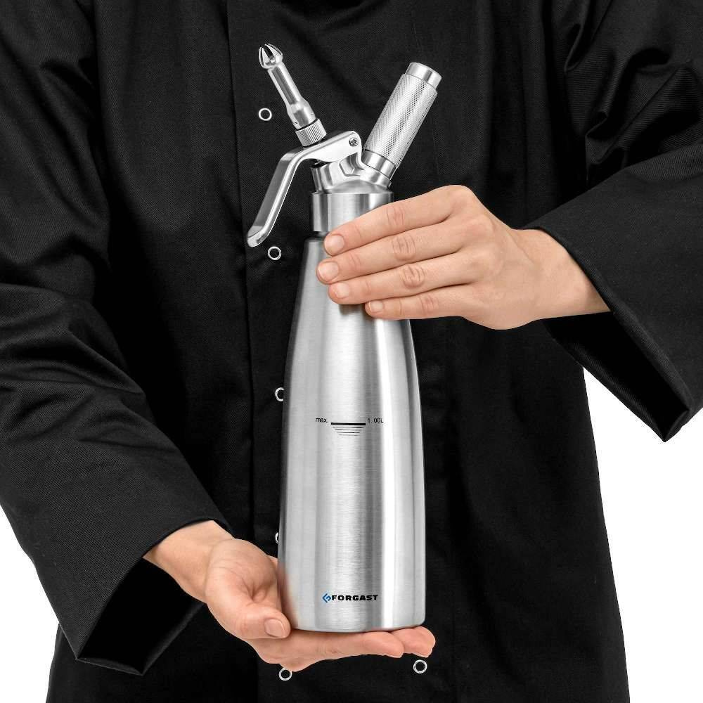 Sifon pentru frișcă din oțel, capacitate 1 l | FORGAST FG11283