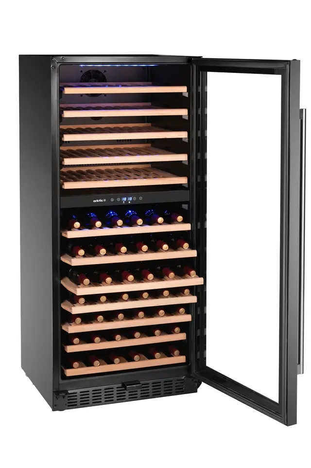 Frigider pentru vin, cu 2 zone, pentru 124 sticle, 265 l | ARKTIC 237120
