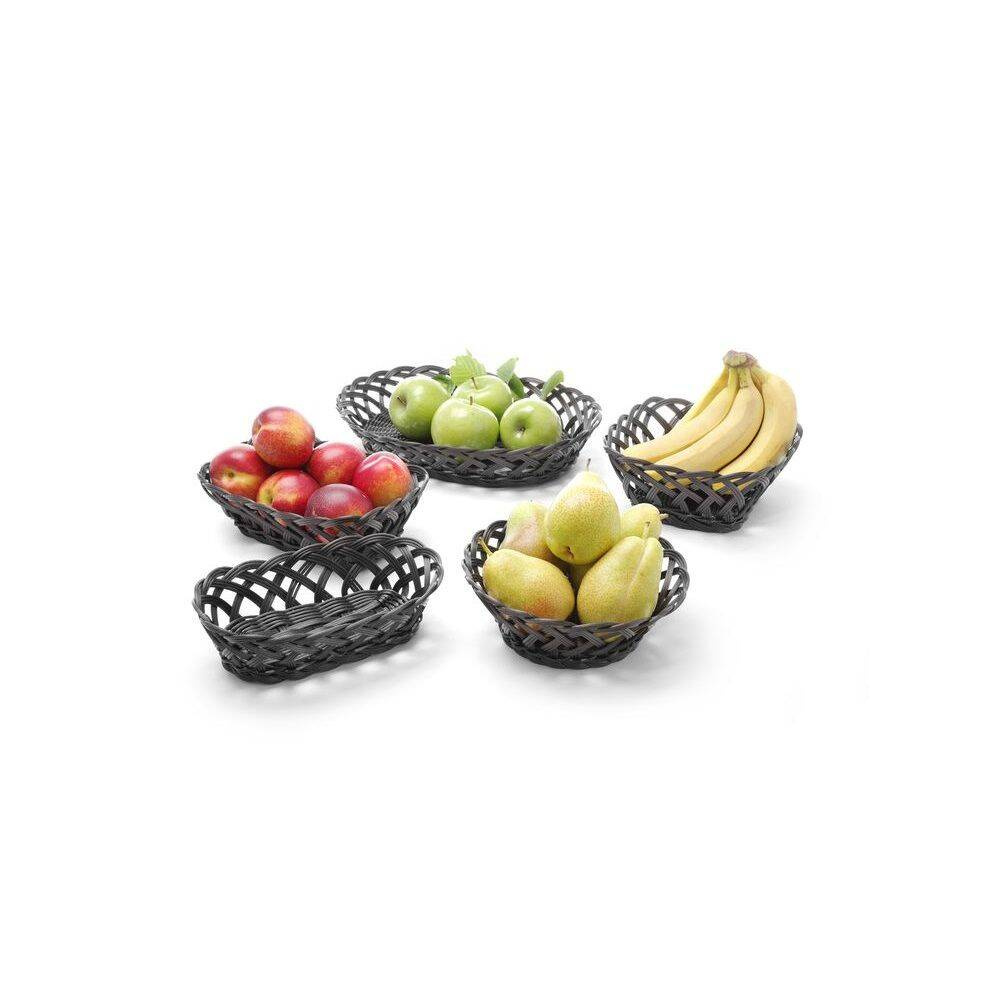 Coș de fructe împletit - 22.5x13 cm | HENDI 426234