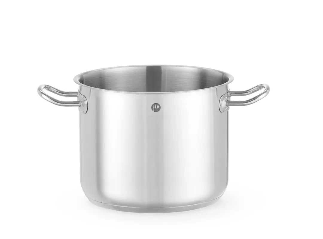 Oală înaltă din oțel inoxidabil fără capac, Kitchen Line, capacitate 5 l, diametru 20 cm, înălțime 16 cm | HENDI 837764