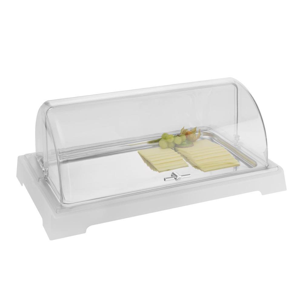 Vitrină bufet cu element de răcire, fără capac TOP FRESH GN 1/1, alb, 58.5x36.5x6 cm | APS 11503