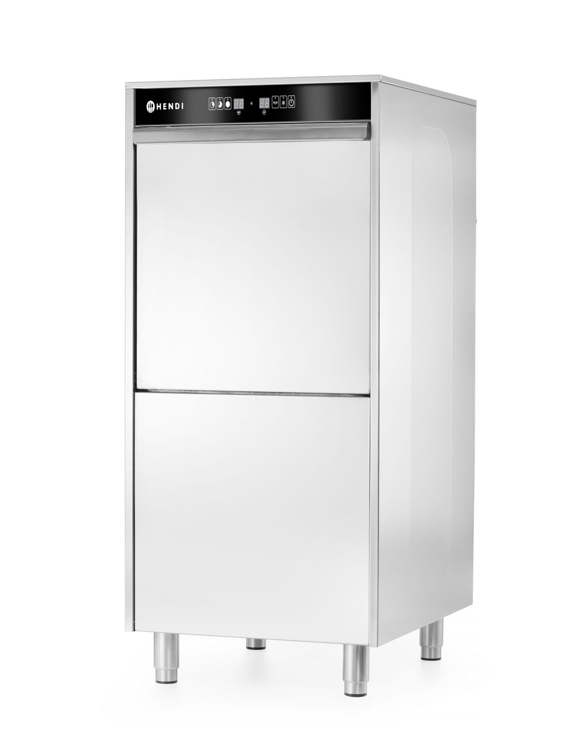 Mașină de spălat vase pentru tăvi și farfurii 50x60 cu dozator de detergent și pompă de scurgere | HENDI 236574