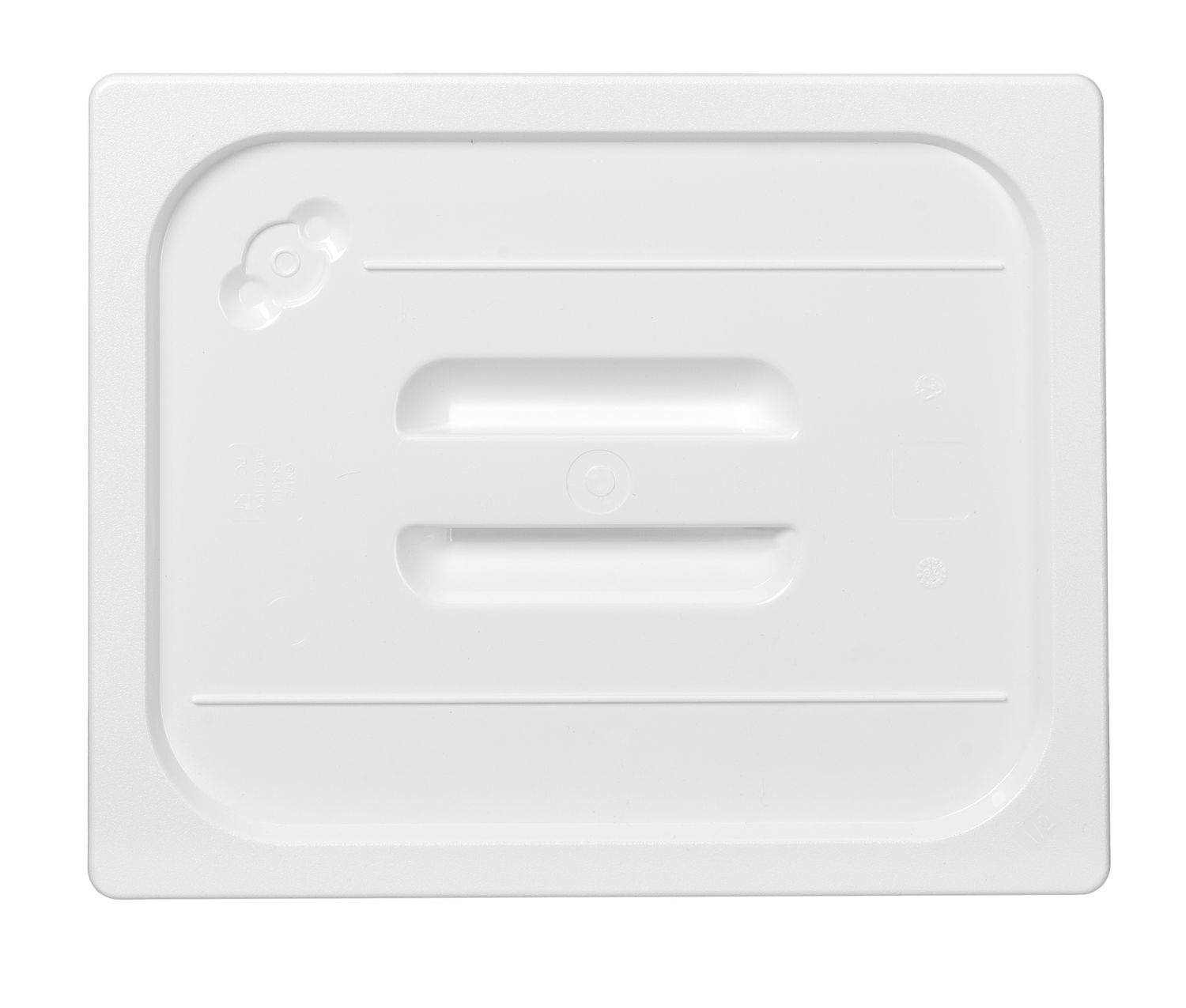 Capac GN 1/2 din policarbonat alb | HENDI 862964