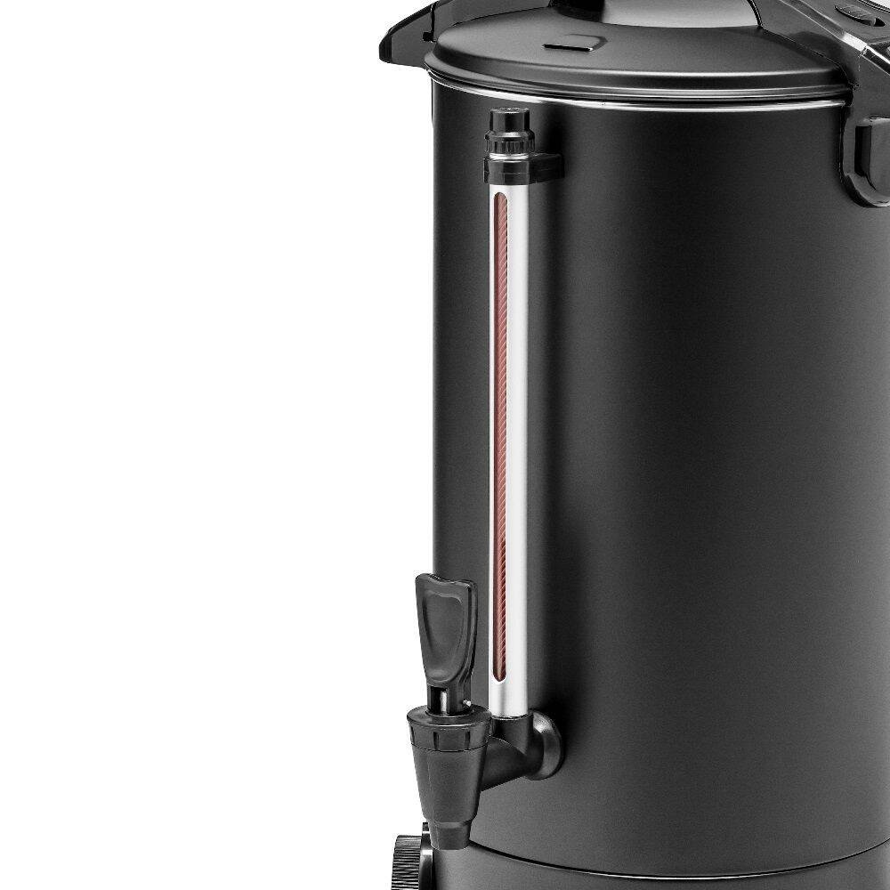 Warnik de apă 8 l cu tavă de scurgere, negru, cu pereți dubli | FORGAST FG05560