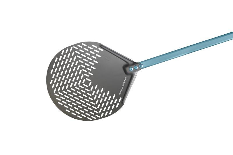 Lopată pentru pizza diam. 33 cm lung. totală 183 cm | GI.METAL E-32F
