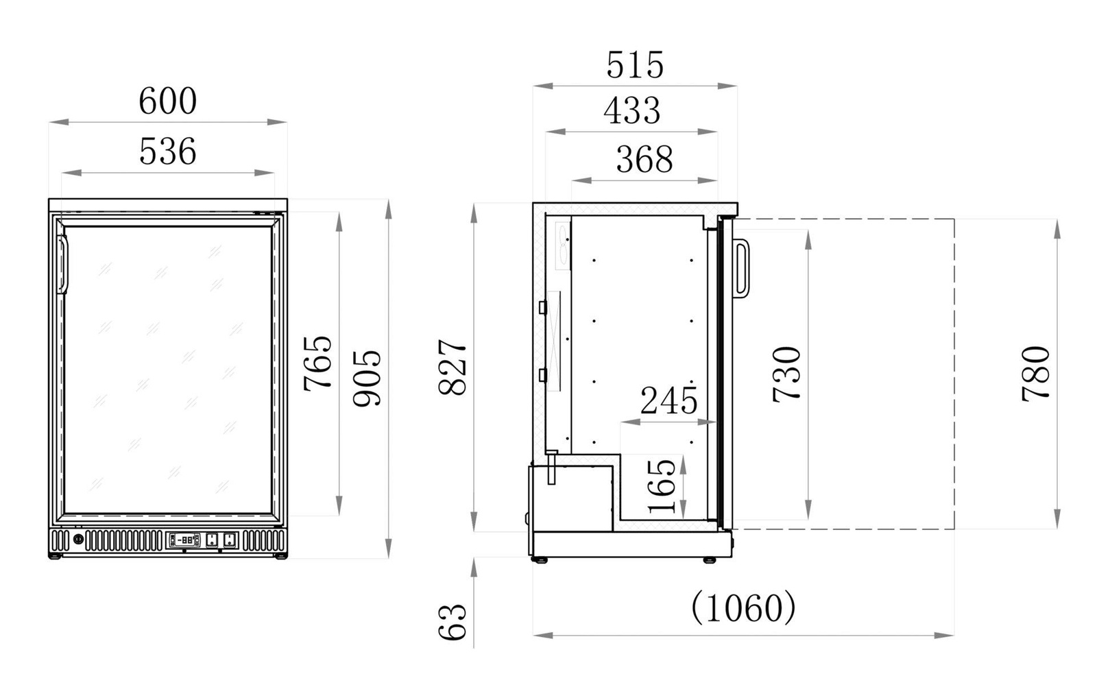 Răcitor de sticle 142 l | YATO YG-05350