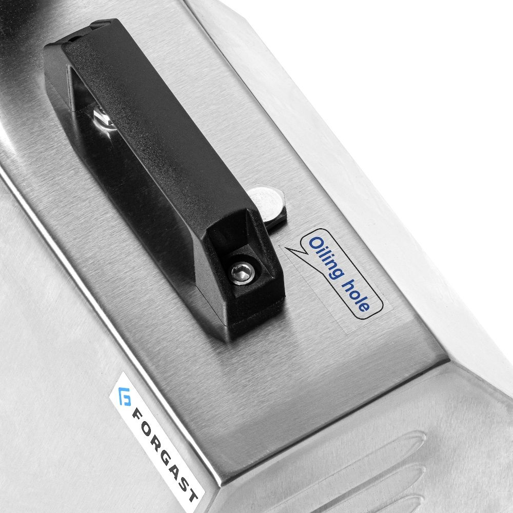 Mașină de tocat carne (mașină de tocat carne tip „lup”), 220 kg/h, 1.1 kW, oțel inoxidabil, 230 V | FORGAST FG10104