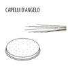 Matrice pentru paste Capelli d’Angelo, 57 mm | FIMAR ACTRMPF7