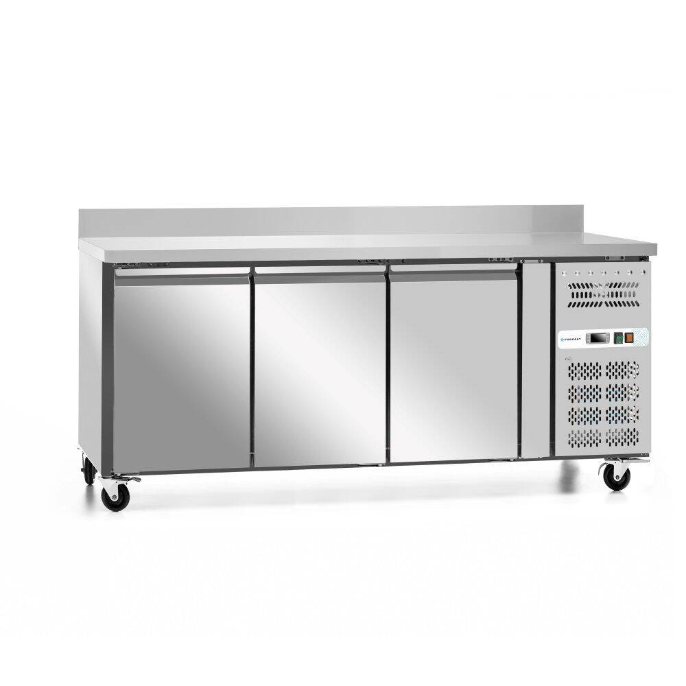 Masă frigorifică cu 3 uși 465 l cu încărcare laterală FORGAST FG08203