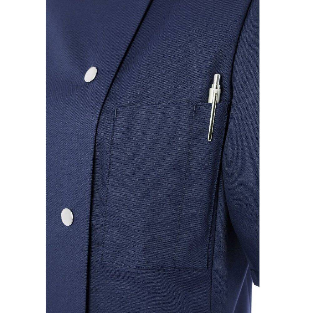 Bluză de bucătar pentru femei Greta albastru marin | KARLOWSKY JF 4-10