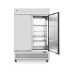 Dulap frigorific Kitchen Line, oțel inoxidabil, 2 uși, 1300 l, sistem de răcire statică | HENDI 232736