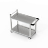 Cărucior cu 2 rafturi din oțel inoxidabil 100x70x85 cm | FORGAST