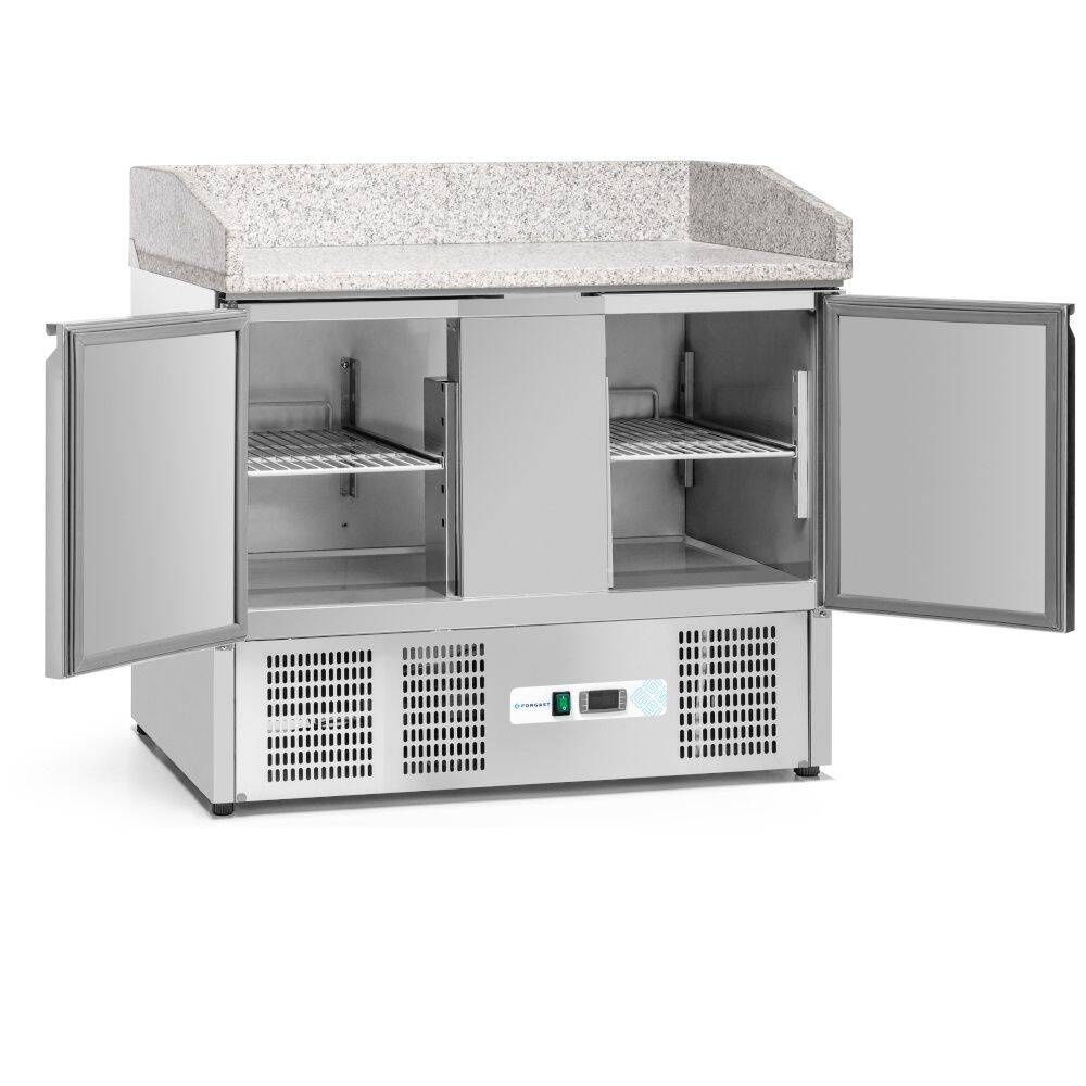 Masă frigorifică cu 2 uși pentru pizza 302 l | FORGAST FG07302